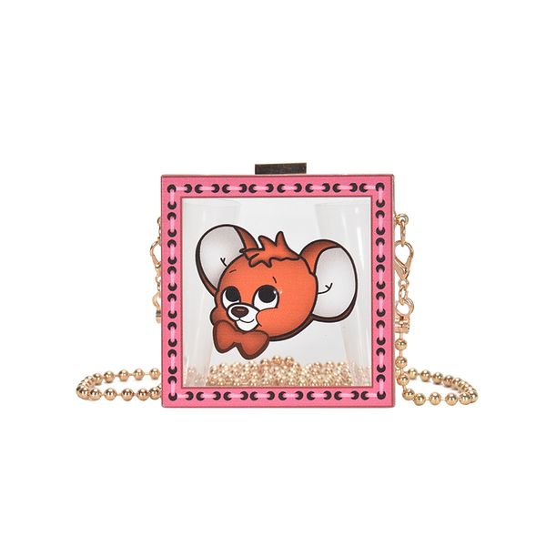 fun cartoon pattern design clear plastic women box purses and handbags crossbody bag shoulder chain bag female clutch bolsas
fun cartoon pattern design clear plastic women box purses and handbags crossbody bag shoulder chain bag female clutch bolsas