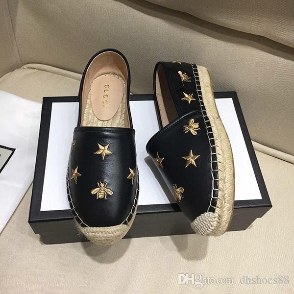 women casual shoes with classic embroidered fisherman slippers luxury fashion high-quality loafers casual shoes women penny shoes size 35-41, Black
women casual shoes with classic embroidered fisherman slippers luxury fashion high-quality loafers casual shoes women penny shoes size 35-41, Black