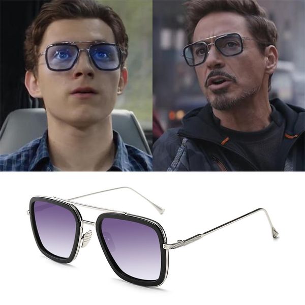 conchen men iron man goggles retro square sunglasses windproof big frame sun glasses uv400 gafas de sol, White;black
conchen men iron man goggles retro square sunglasses windproof big frame sun glasses uv400 gafas de sol, White;black