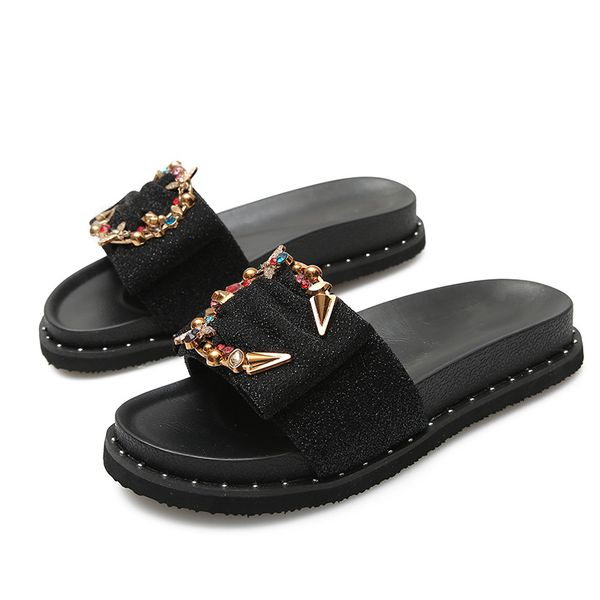 women summer slippers fashion outdoor beach shoes 2020 new all-match muffin thick bottom large size 41-43 sandals,retro slippers, Black
women summer slippers fashion outdoor beach shoes 2020 new all-match muffin thick bottom large size 41-43 sandals,retro slippers, Black