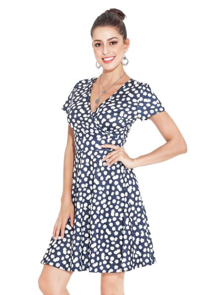 women's fashion casual dresses green blue black zipper a-line short sleeve v-neck empire floral printed dresses, Black;gray
women's fashion casual dresses green blue black zipper a-line short sleeve v-neck empire floral printed dresses, Black;gray