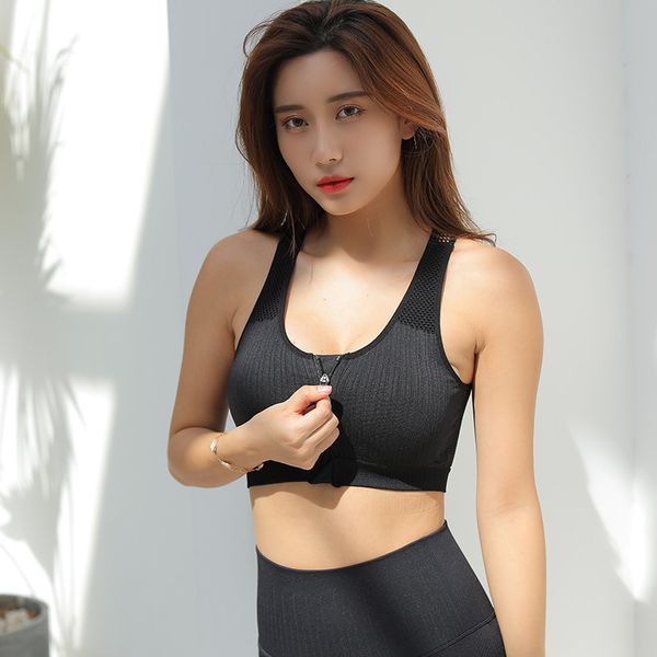 women's yoga training zipper mesh sports bra quick dry sports crop padded female push up running fitness gym bra activewear, White;black
women's yoga training zipper mesh sports bra quick dry sports crop padded female push up running fitness gym bra activewear, White;black