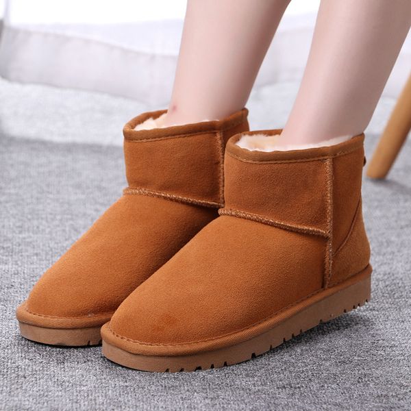 australia women snow boots 100% genuine cow leather ankle boots warm winter woman shoes rubber soles large size 35-44, Black
australia women snow boots 100% genuine cow leather ankle boots warm winter woman shoes rubber soles large size 35-44, Black