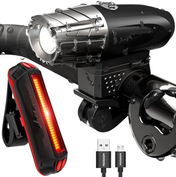 professional 1200mah 500lm bicycle light power bank waterproof usb rechargeable cycling bike light flashlight head lamp lights + tail lights
professional 1200mah 500lm bicycle light power bank waterproof usb rechargeable cycling bike light flashlight head lamp lights + tail lights