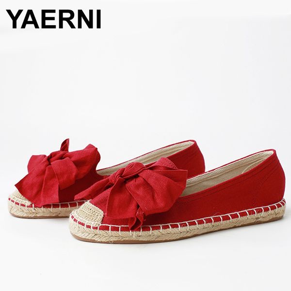 yaerni 2020 fashion ethnic casual espadrilles big bow flat women spring printed slip on fishermen rope shoes 35-43, Black
yaerni 2020 fashion ethnic casual espadrilles big bow flat women spring printed slip on fishermen rope shoes 35-43, Black