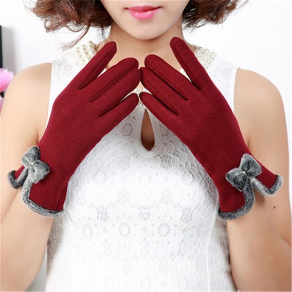 five fingers gloves arrive fashion winter elegant cashmere cotton women' solid bownot thicken warm handschoenen rekawiczki luvas, Blue;gray
five fingers gloves arrive fashion winter elegant cashmere cotton women' solid bownot thicken warm handschoenen rekawiczki luvas, Blue;gray