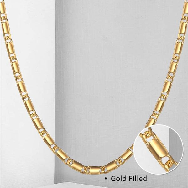 1.5/2/3.8mm yellow gold filled necklace for women flat stick marina twisted figaro link chain fashion jewelry wholesale lgn472, Silver
1.5/2/3.8mm yellow gold filled necklace for women flat stick marina twisted figaro link chain fashion jewelry wholesale lgn472, Silver