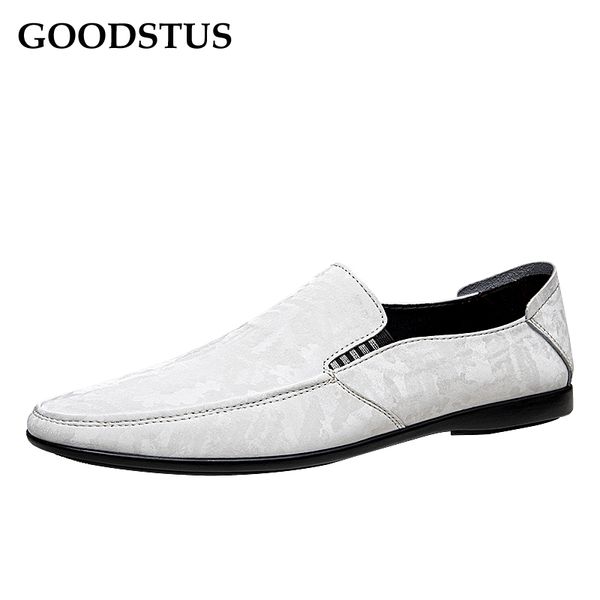 goodstus men genuine leather loafer shoes breathable comfortable slip-on solid simple style offical formal shoes, Black
goodstus men genuine leather loafer shoes breathable comfortable slip-on solid simple style offical formal shoes, Black