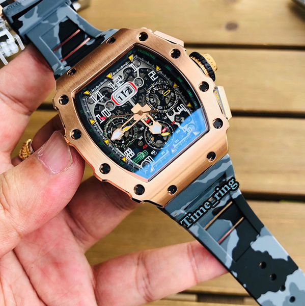 high version rm11-03 skeleton dial rose gold steel case japan miyota automatic movement rm11-03 mens watch color rubber strap sport watches, Slivery;brown
high version rm11-03 skeleton dial rose gold steel case japan miyota automatic movement rm11-03 mens watch color rubber strap sport watches, Slivery;brown