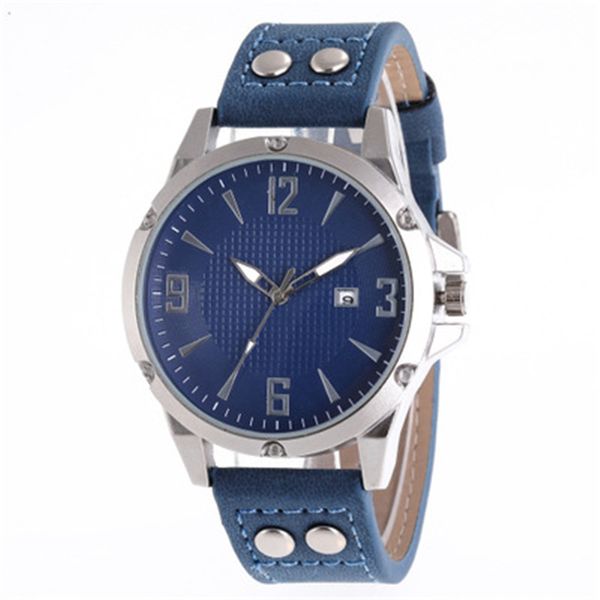 style business leisure abrasive leather belt steel mens watch simple large digital calendar quartz watch, Slivery;brown
style business leisure abrasive leather belt steel mens watch simple large digital calendar quartz watch, Slivery;brown