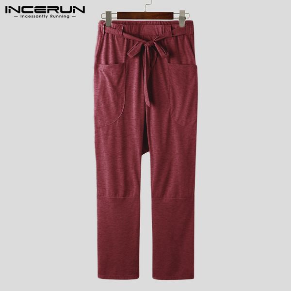 incerun men casual pants joggers solid lace up streetwear baggy pockets button drop-crotch pants breathable thin trousers men, Black
incerun men casual pants joggers solid lace up streetwear baggy pockets button drop-crotch pants breathable thin trousers men, Black