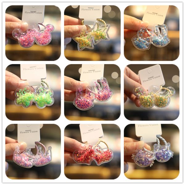 2pcs cute new quicksand transparent princess headwear kids elastic hair bands children ropes girls accessories baby headdress, Slivery;white
2pcs cute new quicksand transparent princess headwear kids elastic hair bands children ropes girls accessories baby headdress, Slivery;white