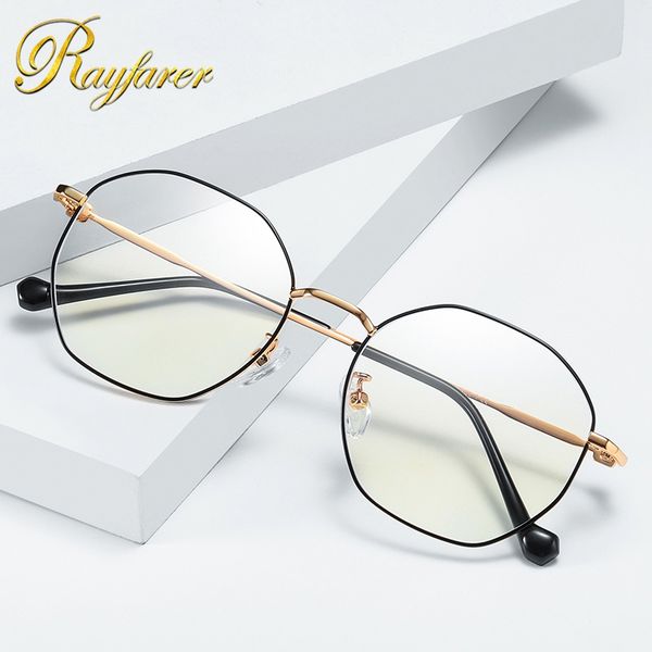 women anti-blue glasses 2pcs a lot black gold silver rose rfg1908n, White;black