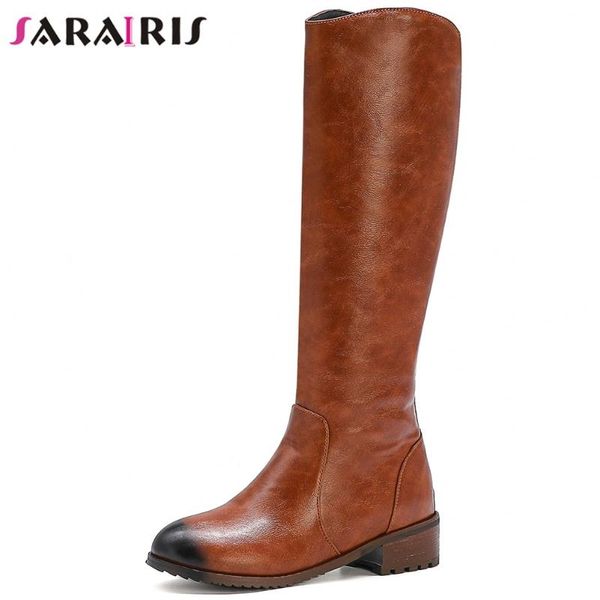 boots sarairis fashion brand designer women casual ladies round toe zipper solid squaew heel mid calf shoes, Black
boots sarairis fashion brand designer women casual ladies round toe zipper solid squaew heel mid calf shoes, Black