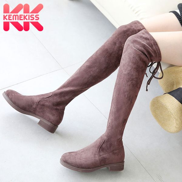 boots kemekiss lady winter autumn stretch low heels office work outdoor warm over knee thick bottom luxury size 35-39, Black
boots kemekiss lady winter autumn stretch low heels office work outdoor warm over knee thick bottom luxury size 35-39, Black