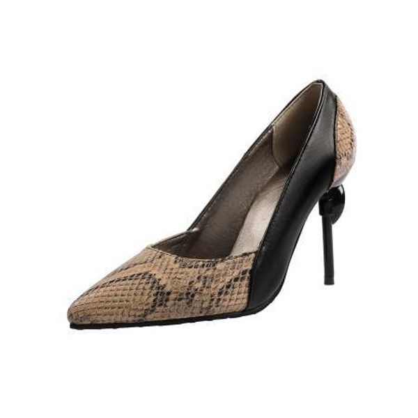 9cm high heel pattern snake print high heel design lady dress club shoes plus size3-size13, Black
9cm high heel pattern snake print high heel design lady dress club shoes plus size3-size13, Black