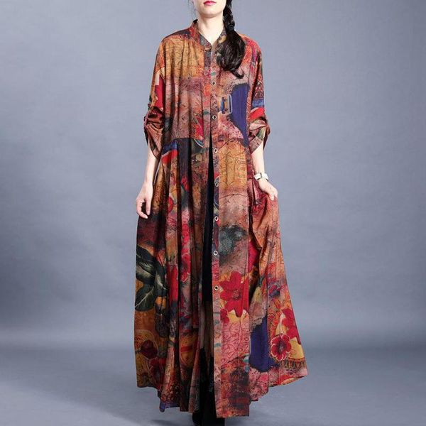 women's trench coats johnature 2021 fashion floral print all-match windbreaker spring loose comfortable long sleeve single breasted wom, Tan;black
women's trench coats johnature 2021 fashion floral print all-match windbreaker spring loose comfortable long sleeve single breasted wom, Tan;black