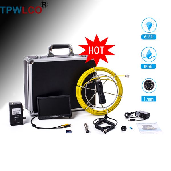 50m special cable 17mm industrial camera with 6pcs leds light 7inch display drain pipe inspection camera system
50m special cable 17mm industrial camera with 6pcs leds light 7inch display drain pipe inspection camera system