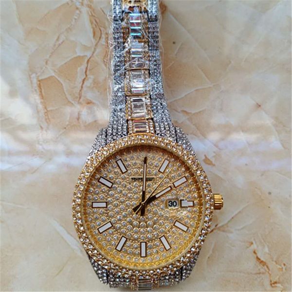 2020 new relogio masculino diamond mens watches fashion black dial calendar gold bracelet folding clasp master male gifts couples, Slivery;brown
2020 new relogio masculino diamond mens watches fashion black dial calendar gold bracelet folding clasp master male gifts couples, Slivery;brown