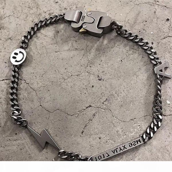 alyx hero chain necklace hip hop smiley pearl alyx accessories titanium steel metal alyx necklace, Silver
alyx hero chain necklace hip hop smiley pearl alyx accessories titanium steel metal alyx necklace, Silver