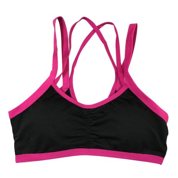 women yoga fitness stretch bra racerback seamless padded workout tank vest sports bras crop outdoor, White;black
women yoga fitness stretch bra racerback seamless padded workout tank vest sports bras crop outdoor, White;black