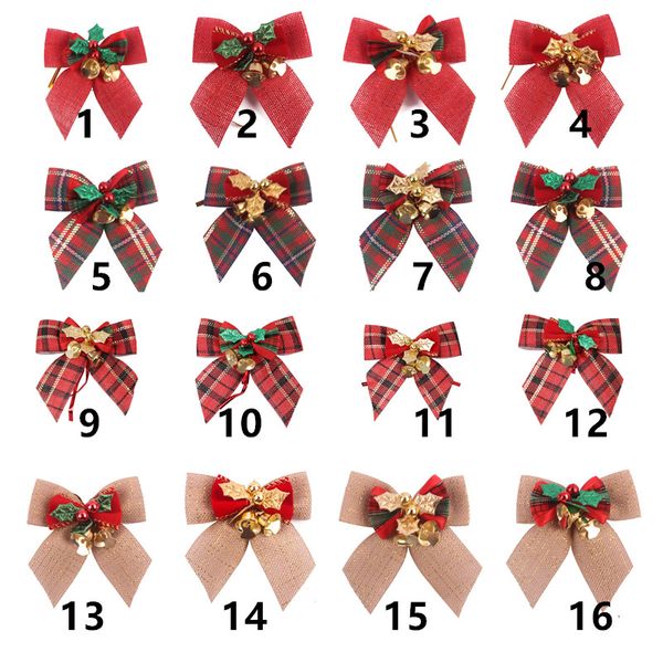 delicate bowknot christmas gift bows with small bells diy bows craft christmas tree decoration christmas bow tie 8*8cm dhl
delicate bowknot christmas gift bows with small bells diy bows craft christmas tree decoration christmas bow tie 8*8cm dhl