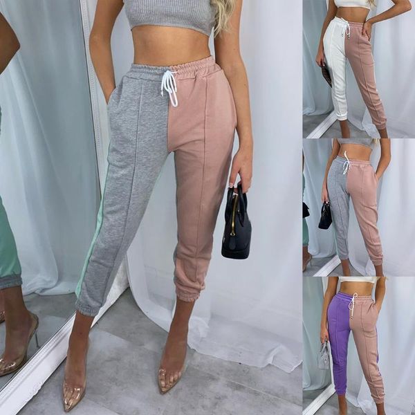 patchwork multicolor casual pants women macaron cute slim jogger female 2020 loose streetwear high waist trousers, Black;white
patchwork multicolor casual pants women macaron cute slim jogger female 2020 loose streetwear high waist trousers, Black;white