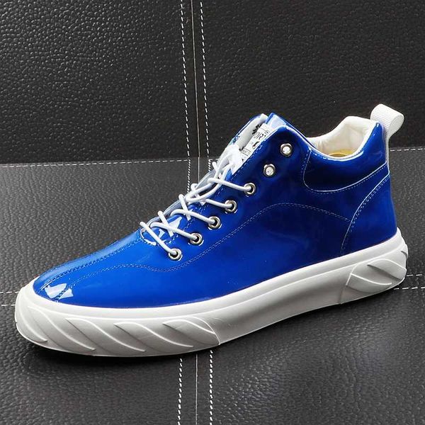 cuddlyiipanda luxury men fashion causal board shoes summer leather elastic band breathable shoes male high youth sneakers, Black
cuddlyiipanda luxury men fashion causal board shoes summer leather elastic band breathable shoes male high youth sneakers, Black