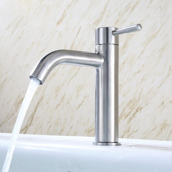 304 stainless steel single cold basin faucet stainless steel hand wash basin faucet long paragraph single cleansing water-tap
304 stainless steel single cold basin faucet stainless steel hand wash basin faucet long paragraph single cleansing water-tap