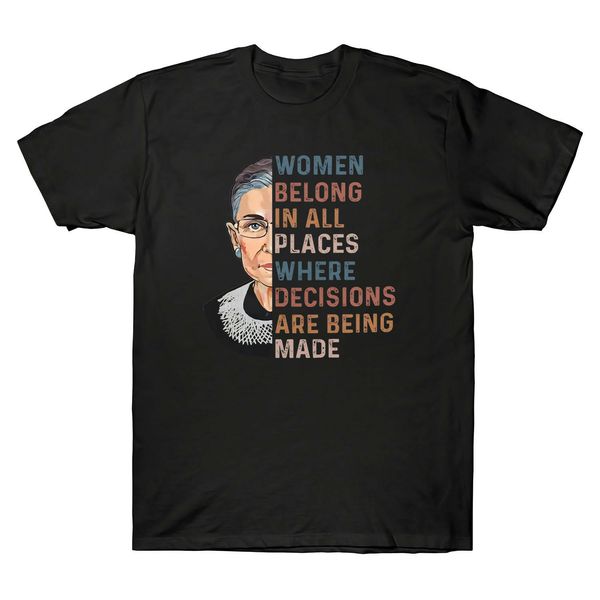 rbg ruth bader ginsburg women belong in all places new summer fashion men simple short-sleeved cotton customize t shirts
rbg ruth bader ginsburg women belong in all places new summer fashion men simple short-sleeved cotton customize t shirts
