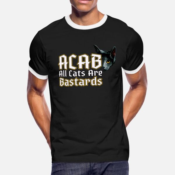 all cats are bastards acab t shirt men print short sleeve o-neck solid color cute fashion summer formal shirt
all cats are bastards acab t shirt men print short sleeve o-neck solid color cute fashion summer formal shirt