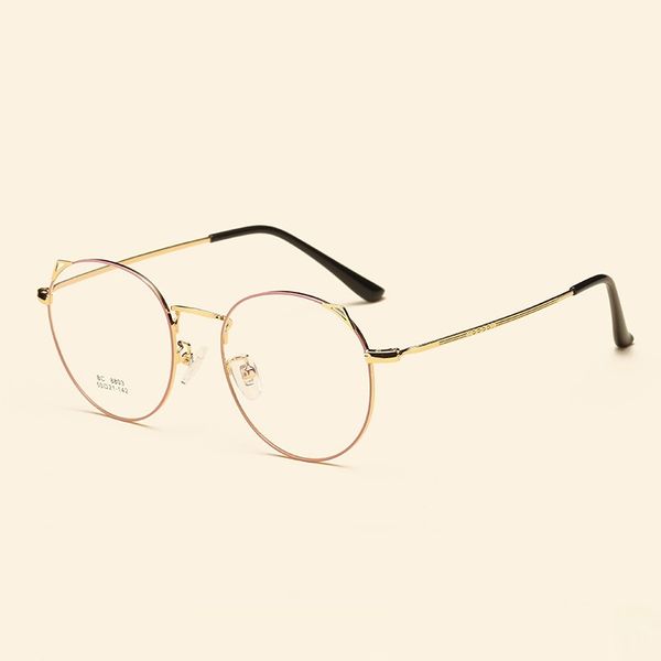 width-133 lady cute frame cat ear alloy girl eyeglasses frame round college personality myopia glasses women eyewear new, Black
width-133 lady cute frame cat ear alloy girl eyeglasses frame round college personality myopia glasses women eyewear new, Black