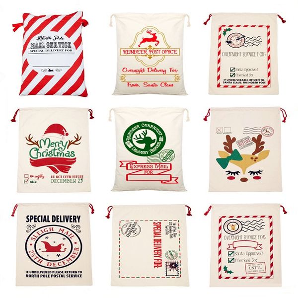 38 styles 50pcs/lot santa sacks christmas santa bag drawstring canvas sack vintage christmas stocking gift bag decoration
38 styles 50pcs/lot santa sacks christmas santa bag drawstring canvas sack vintage christmas stocking gift bag decoration