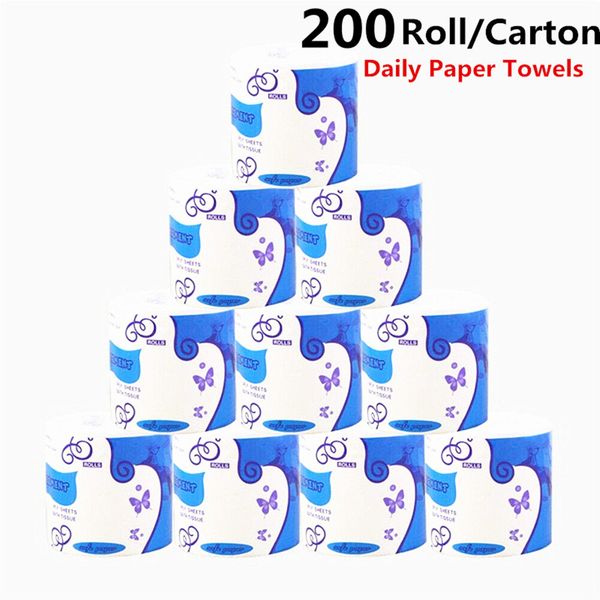 200 roll/carton lots new natural paper towels colorx paper toilet bathroom paper towels presto papertowels lots, Silver
200 roll/carton lots new natural paper towels colorx paper toilet bathroom paper towels presto papertowels lots, Silver