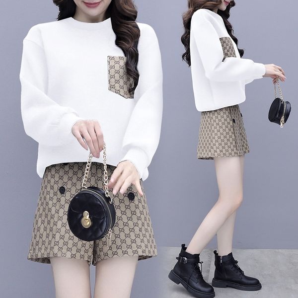 autumn suit 2020 new women's shorts and shortsclothing spring fashion korean casual long sleeve shorts age-reducing two-piece suit west, Gray
autumn suit 2020 new women's shorts and shortsclothing spring fashion korean casual long sleeve shorts age-reducing two-piece suit west, Gray