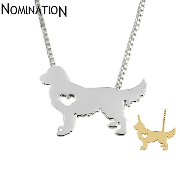 necklace dog pendant jewelry golden colors plated, Silver
necklace dog pendant jewelry golden colors plated, Silver