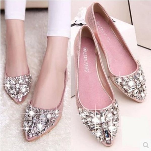 fashion with pu women basic low heel pumps casual solid shallow crystal slip-on single shoes pointed toe ladies pumps, Black
fashion with pu women basic low heel pumps casual solid shallow crystal slip-on single shoes pointed toe ladies pumps, Black