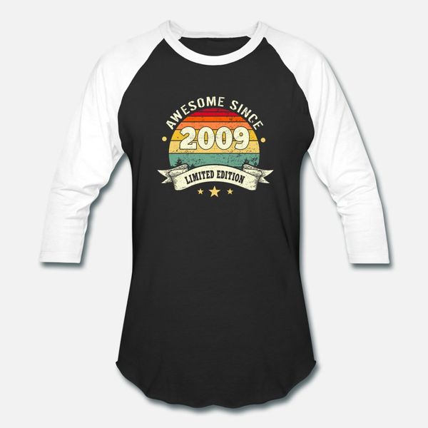 awesome since 2009 t shirt men personalized tee shirt round collar letter crazy humor summer style standard shirt
awesome since 2009 t shirt men personalized tee shirt round collar letter crazy humor summer style standard shirt