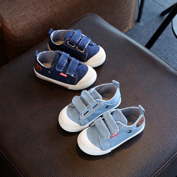 2020 spring summer children shoes boys girls denim canvas shoes baby non slip wear casual school kids students infant sneakers, Black
2020 spring summer children shoes boys girls denim canvas shoes baby non slip wear casual school kids students infant sneakers, Black