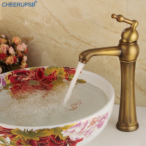 Bathroom Single Handle Faucet Hot Cold Water Mixer Vintage Gold Tap Deck Mount Brass Faucets Luxury Bronze Brushed Basin Taps
Bathroom Single Handle Faucet Hot Cold Water Mixer Vintage Gold Tap Deck Mount Brass Faucets Luxury Bronze Brushed Basin Taps