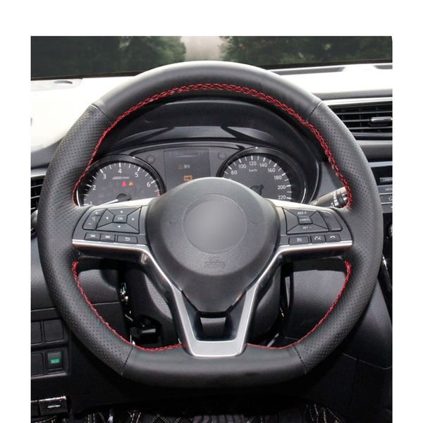 black micro fiber leather car steering wheel cover for nissan x-trail 2017-2019 qashqai 2018 rogue (sport) 2017-2019 leaf 2018
black micro fiber leather car steering wheel cover for nissan x-trail 2017-2019 qashqai 2018 rogue (sport) 2017-2019 leaf 2018