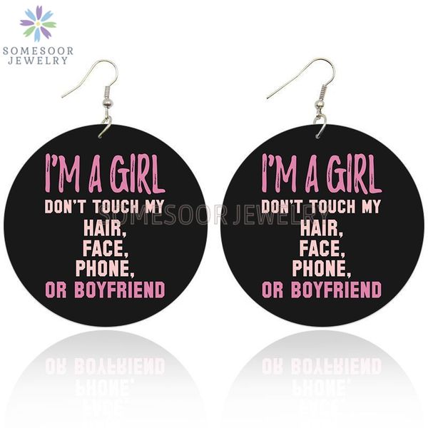 somesoor black girl sayings personalized wooden drop earrings don't touch my hair face phone inspire writings loops for women, Silver
somesoor black girl sayings personalized wooden drop earrings don't touch my hair face phone inspire writings loops for women, Silver