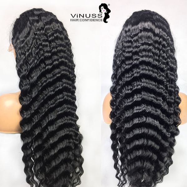 30 inch deep wave lace front human hair wigs 13x6 human hair wigs brazilian glueless bleached knots pre plucked for black women, Black;brown
30 inch deep wave lace front human hair wigs 13x6 human hair wigs brazilian glueless bleached knots pre plucked for black women, Black;brown