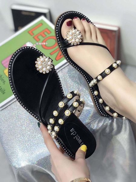 slippers women summer female shoes slides on a wedge med fashion string bead 2020 beach luxury soft basic rome scandals wedges, Black
slippers women summer female shoes slides on a wedge med fashion string bead 2020 beach luxury soft basic rome scandals wedges, Black