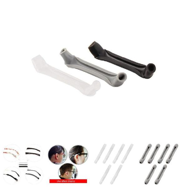 2020 newly droppshiping 3 pairs glasses temple tips silicone anti-slip safety retainer ear hooks for eyeglass sunglasses bfj55, Silver
2020 newly droppshiping 3 pairs glasses temple tips silicone anti-slip safety retainer ear hooks for eyeglass sunglasses bfj55, Silver