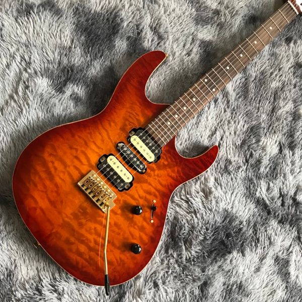 custom grand electric guitar with mahogany body neck rosewood fingerboard in red
custom grand electric guitar with mahogany body neck rosewood fingerboard in red