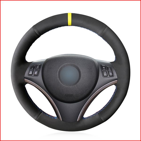 black suede hand sew steering wheel cover for bmw e90 e91 e92 e93 x1 e84 e87 e81 e82 e88 accessories
black suede hand sew steering wheel cover for bmw e90 e91 e92 e93 x1 e84 e87 e81 e82 e88 accessories