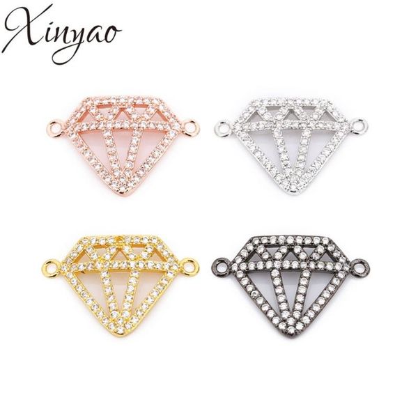 xinyao 1pc micro pave cz diamonds charms connectors fit diy bracelet bangles necklace jewelry findings 13.6x20.4mm, Bronze;silver
xinyao 1pc micro pave cz diamonds charms connectors fit diy bracelet bangles necklace jewelry findings 13.6x20.4mm, Bronze;silver