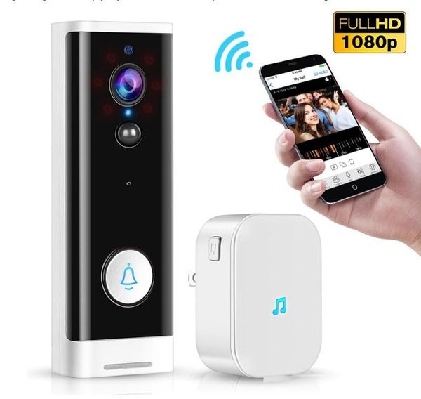 1080p wireless wifi doorbell pir monitor 2-way intercom camera video work with tuya smart life door bell dingdong eu us uk au plug
1080p wireless wifi doorbell pir monitor 2-way intercom camera video work with tuya smart life door bell dingdong eu us uk au plug