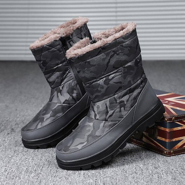 women snow boots 2020 warm plush winter shoes zipper mid-calf boots platform women waterproof ladies shoes footwear, Black
women snow boots 2020 warm plush winter shoes zipper mid-calf boots platform women waterproof ladies shoes footwear, Black